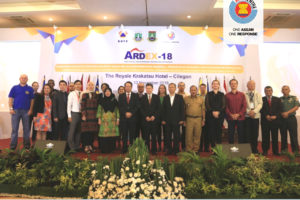 Delegations of ASEAN Countries and ASEAN Dialogue Partners during the opening of ARDEX 2018